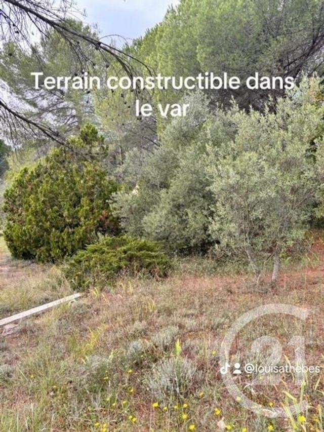 terrain à vendre - 1300.0 m2 - LE VAL - 83 - PROVENCE-ALPES-COTE-D-AZUR - Century 21 Agence Vaubelle